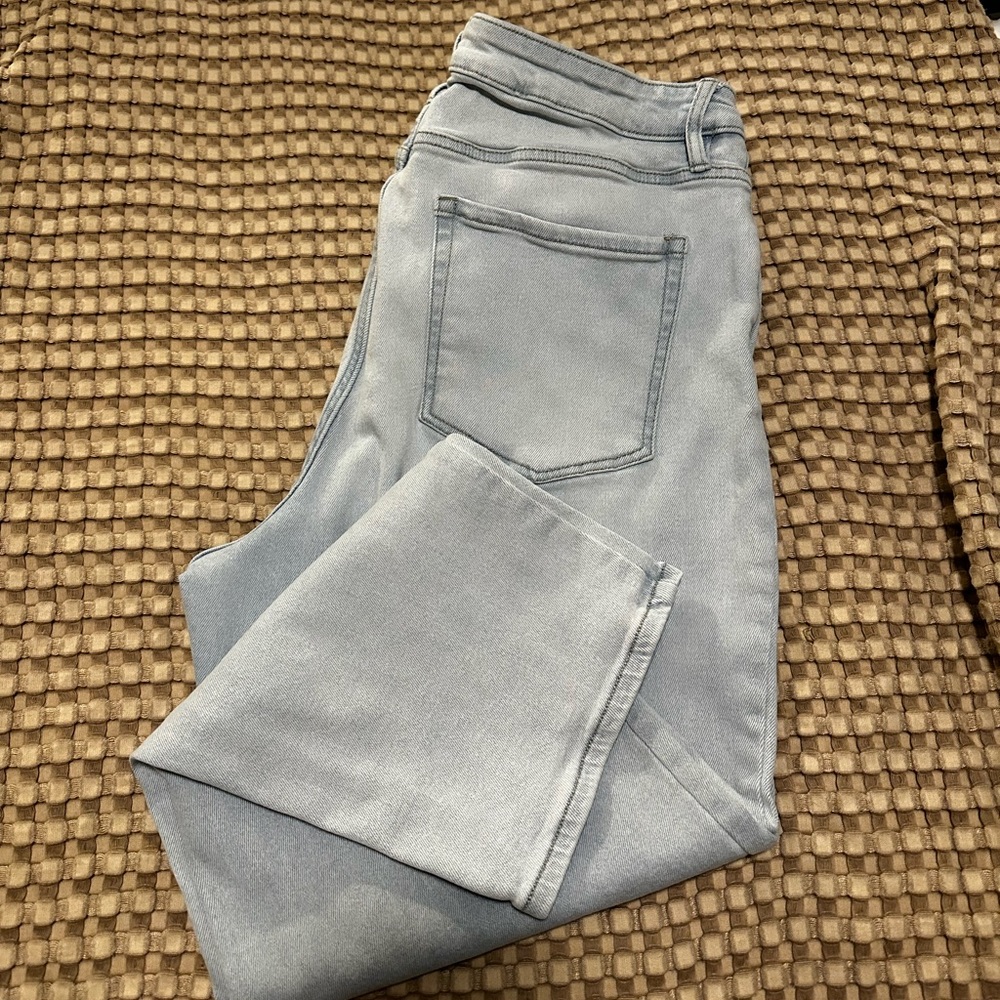 AVA + VIV Distressed Cropped Jeans/Denim